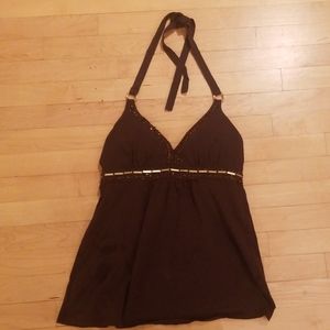 Sexy Bra Top with accent beading